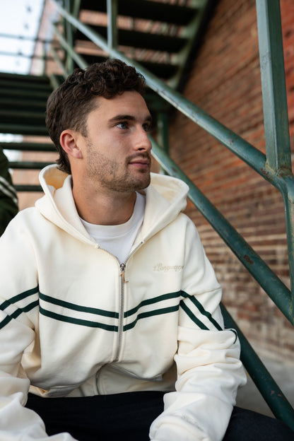 Ivory Custom Zipped Jacket